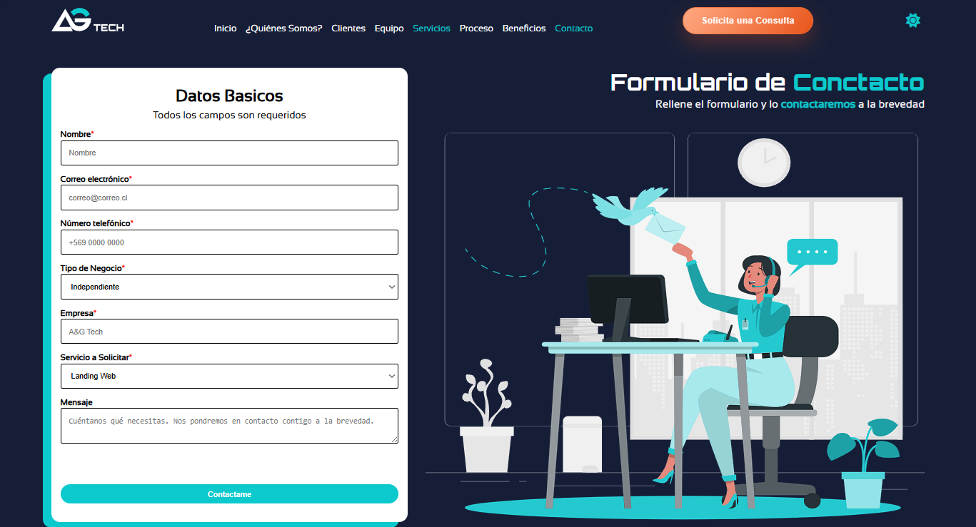 AyG Tech Landing Web